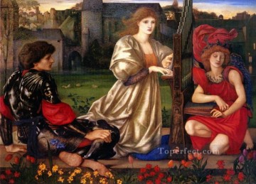 Le Chant dAmour Canción de amor Prerrafaelita Sir Edward Burne Jones Pinturas al óleo